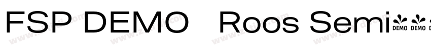 FSP DEMO   Roos Semi字体转换